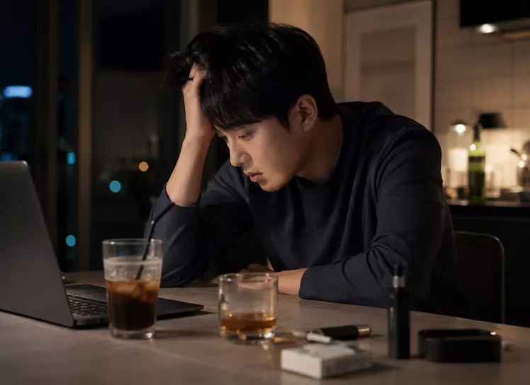 카페인, 알코올, 니코틴 등의 섭취